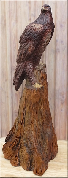  eagle steinadler  motors�genkunst kettens�ge schnitzen jochen adam holzwerker