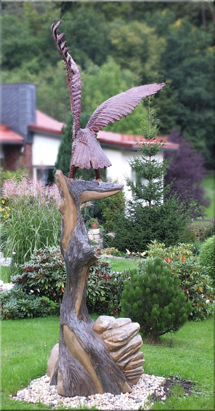  eagle steinadler  motors�genkunst kettens�ge schnitzen jochen adam holzwerker