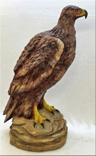 steinadler adler eagle  motors�ge kettens�ge schnitzen jochen adam holzwerker