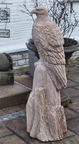 seeadler  lifesize adler eagle  motors�ge kettens�ge schnitzen jochen adam holzwerker