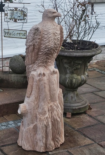 seeadler  lifesize adler eagle  motors�ge kettens�ge schnitzen jochen adam holzwerker