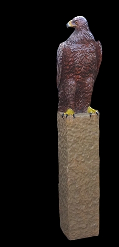 steinadler  lifesize adler eagle  motors�ge kettens�ge schnitzen jochen adam holzwerker