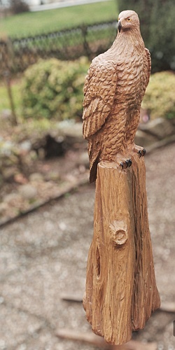 steinadler  lifesize adler eagle  motors�ge kettens�ge schnitzen jochen adam holzwerker