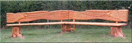 bank holzwerker schnitzen mit der motors�ge