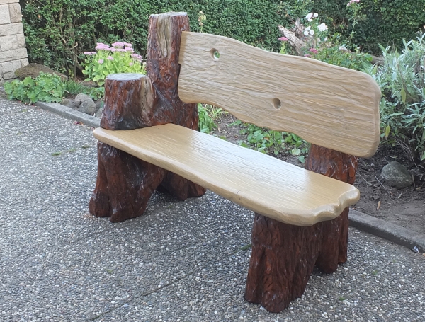 eiche bank eichebank schnitzen motors�ge kettens�gen holz garten jochen adam holzwerker