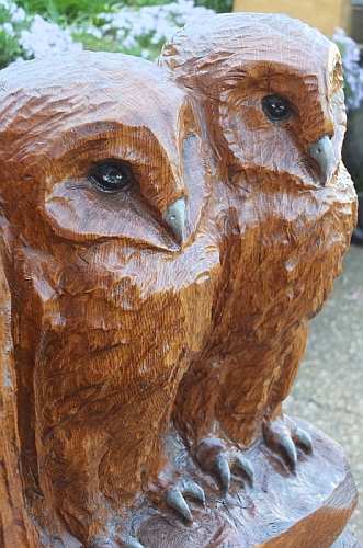 eiche bank eichebank schnitzen motors�ge kettens�gen holz garten jochen adam holzwerker