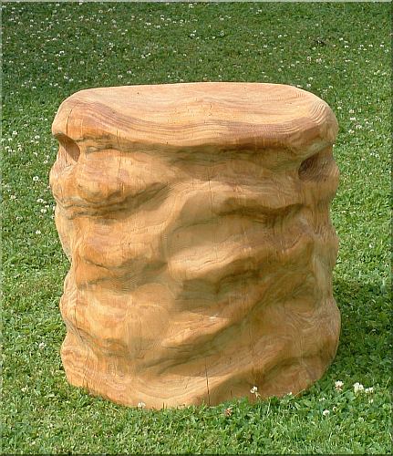 hocker stuhl bank holzsitz holz motors�ge kettensaege schnitzen