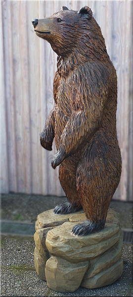 bear grizzly b�r grizzly b�r bear motors�gen kettens�ge schnitzen holzwerker jochen adam