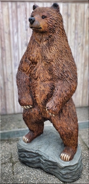 b�r grizzly braunb�r b�r grizzly braunb�r holzwerker jochen adam schnitzen kettens�ge motors�ge