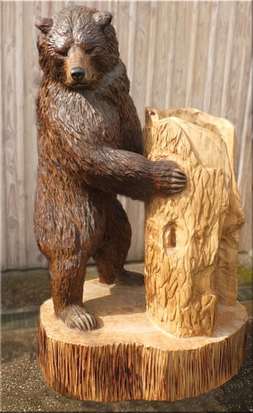 b�r  motors�ge kettens�genkunst baer grizzly chainsaw holzwerker jochen adam