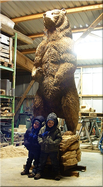 grizzly b�r holzwerker jochen adam schnitzen mit der motors�ge