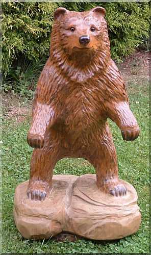  b�r holzwerker jochen adam schnitzen mit der motors�ge