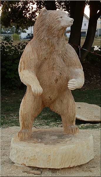 grizzly  b�r holzwerker jochen adam schnitzen mit der motors�ge