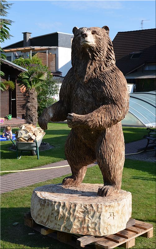 grizzly  b�r holzwerker jochen adam schnitzen mit der motors�ge