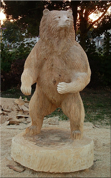 grizzly  b�r holzwerker jochen adam schnitzen mit der motors�ge