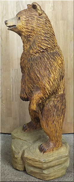 grizzly  b�r holzwerker jochen adam schnitzen mit der motors�ge