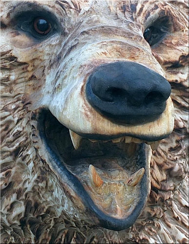 grizzly  b�r holzwerker jochen adam schnitzen mit der motors�ge