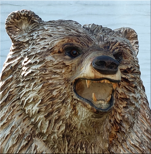 grizzly  b�r holzwerker jochen adam schnitzen mit der motors�ge