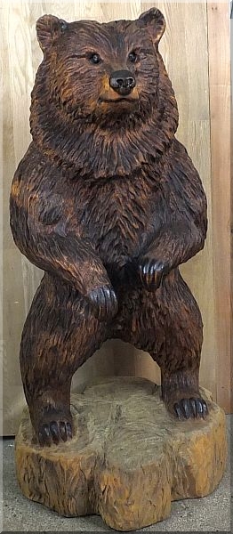 grizzly  b�r holzwerker jochen adam schnitzen mit der motors�ge