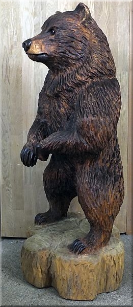 grizzly  b�r holzwerker jochen adam schnitzen mit der motors�ge