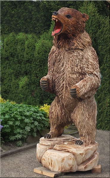 grizzly b�r holzwerker jochen adam schnitzen mit der motors�ge