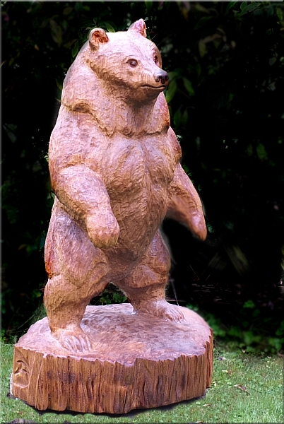 b�r jochen adam holzwerker schnitzen mit der motors�ge