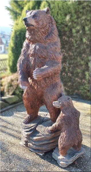  b�r,  bear, holz, kettens�ge, motors�ge, grizzly. jochen adam, chainsaw, schnitzen, carving