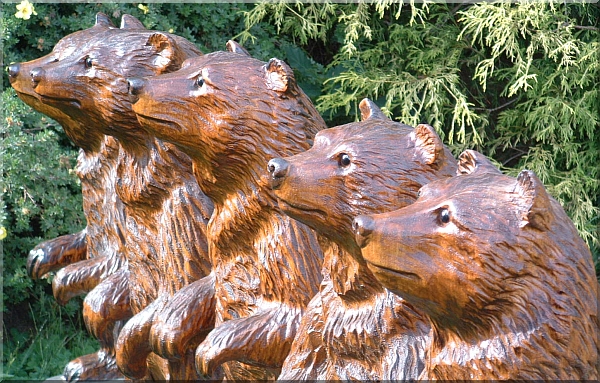 B�r holzwerker jochen adam schnitzen mit der motors�ge