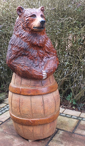 bear baer wood b�r im fass jochen adam holzwerker motors�ge kettens�ge