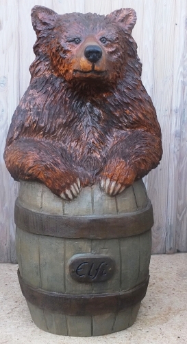 bear baer wood b�r im fass jochen adam holzwerker motors�ge kettens�ge