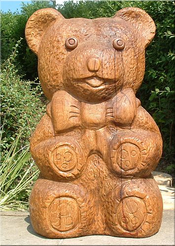 teddyb�r jochen Adam holzwerker motors�ge schnitzen