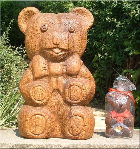 teddyb�r jochen Adam holzwerker motors�ge schnitzen