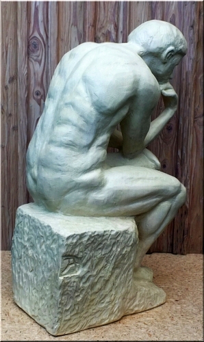 der denker holz schnitzen motors�ge kettens�genkunst 