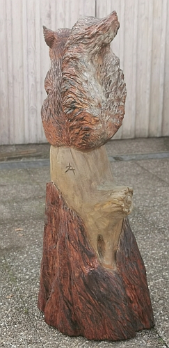 Eichh�rnchen holz motors�ge kettens�ge schnitzen kettes�genkunst motors�genkunst holzwerker