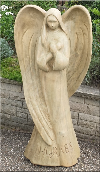 engel holz garten motors�ge schnitzen holzwerker skulptur