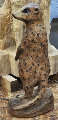 erdm�nnchen motors�ge kettens�ge schnitzen holz kunst