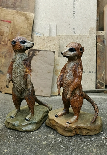 erdm�nnchen motors�ge kettens�ge schnitzen holz kunst