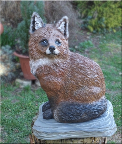 fuchs fox schnitzen motors�ge kettens�ge holzwerker holz