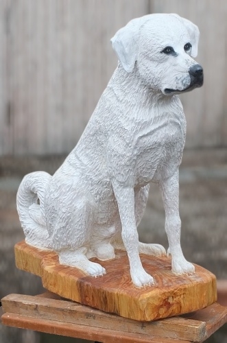 owtscharka alabai mittelasiatischer sch�ferhund hund holz motors�ge kettens�ge schnitzen chainsaw carving holzwerker jochen adam