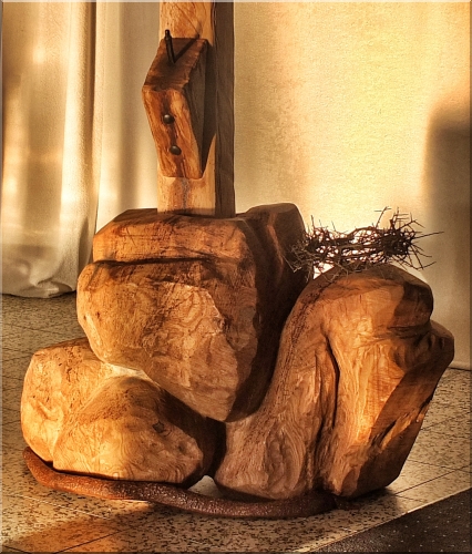 kreuz holzkreuz cross holzwerker chainsaw kettens�ge