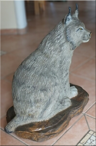 luchs lyns motors�ge kettens�genkunst holz schnitzen jochen adam holzwerker geschnitzt  chainsaw carving