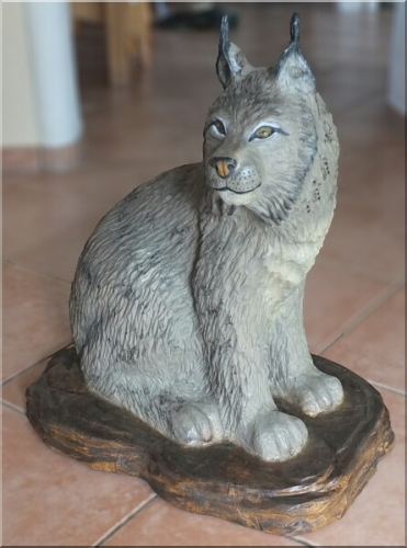 luchs lyns motors�ge kettens�genkunst holz schnitzen jochen adam holzwerker geschnitzt  chainsaw carving