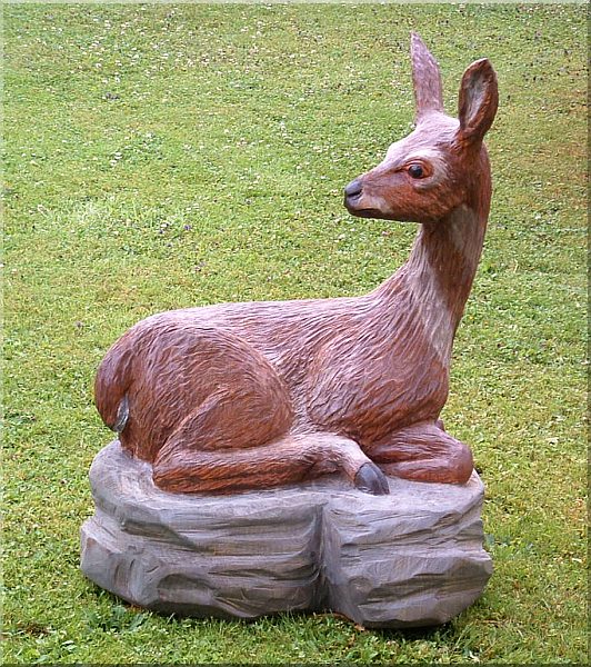 reh holz schnitzen motors�ge kettens�ge holzwerker