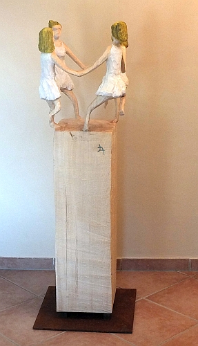 skulptur tanzen holz schnitzen carving motors�ge kettens�ge holzwerker jochen adam